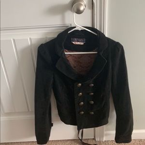 Free people corset back blazer